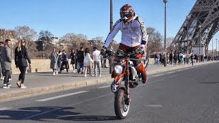 SUPERMOTO MT07 STREET - PARIS PEOPLE REACTION 1/2