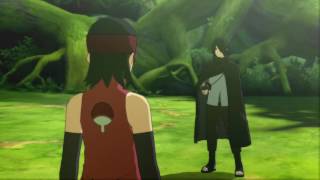 Road to Boruto - Sasuke & Sarada moment