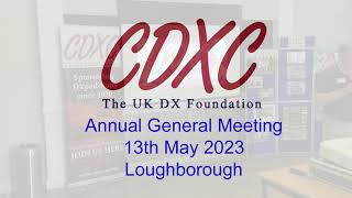 The CDXC Annual General meeting 2023