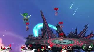 SSBU: Me, Mario, Little Mac & Incineroar vs Ridley