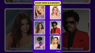 Guess Who Is Singing? The Weeknd,Bad Bunny,Miley Cyrus #shorts #shortsfeed #guessthesong