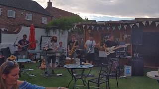 Chu Ma Shu play Shine On You Crazy Diamond Pink Floyd. Ye Old Sun Inn, Colton, York. 21-7-18