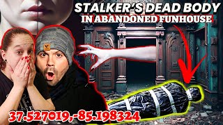 CREEPY Encounter With DEAD BODY in Abandoned FUNHOUSE Using STALKER'S Coordinates: (randonautica)