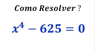 Equação do 4º Grau Muito Legal ! Consegue Resolver essa Equação?