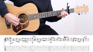 【TAB】Amazing Grace -Fingerstyle Solo Guitar Free TAB-