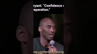 Confidence Comes From Preparation. It's Just Another Shot - Kobe Bryant #mambamentality #courage