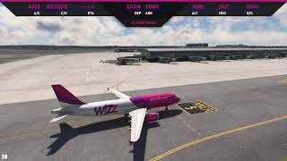 MSFS2020 - Landing at Brussel EBBR Just sim - Wizz Air A320