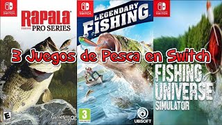 3 Juegos de Pesca en Switch - Directo en español