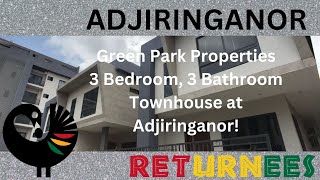 Take a Tour of a Beautiful 3 Bedroom Townhouse for Sale in Adjiringanor, Ghana