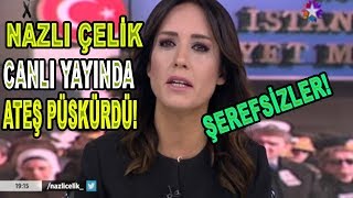 Ünlü Sunucu Nazlı Çelik Haberi Sunarken Kendini Tutamadı!! Adeta Ateş Püskürdü!!