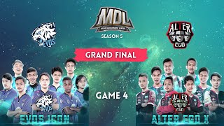 EVOS ICON vs ALTER EGO X Match 4 GRAND FINAL MDL ID SEASON 5