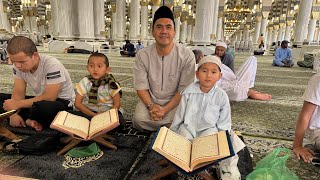 MASYAALLAH DIMASJID NABAWI KETEMU ANAK AJAIB