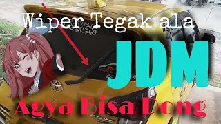 Tips dan Trik : Wiper Belakang Tegak ala Mobil JDM, Agya 2019 Bisa