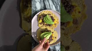 Ground Beef Breakfast Tacos