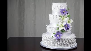 How To Make your Own Buttercream Wedding Cake | Part 2 | Global Sugar Art