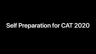 Self Preparation for CAT 2021 | iim cat help | CAT 2021 preparation help | GEM | Subscribe for more