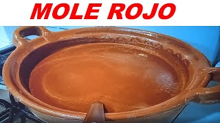 COMO HACER EL MOLE ROJO CASERO CON SUS INGREDIENTES