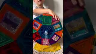 PicassoTiles PicassoToys Big Hit Magnetic Tiles Ferris Wheel Play Kids Activities Montessori At Home