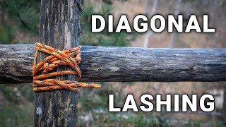 How to Tie a Diagonal Lashing Knot