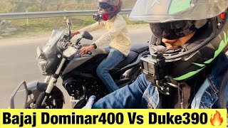 Aj Kia Speed Test Bajaj Dominar400 2023 Vs Duke 390