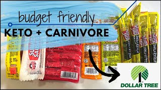 Budget Friendly Keto + Carnivore at Dollar Tree | Options + Low Prices