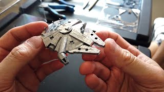 Cool 3D fridge magnet - Star Wars Millennium Falcon 3D Metal Model fridge magnet DIY