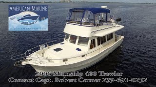 SOLD - 2006 40' Mainship 400 Trawler HD By American Marine