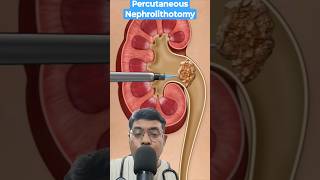 What is percutaneous nephrolithotomy? #doctor #pcnl #biology #medical