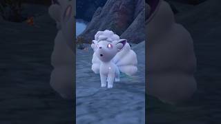 Evolving SHINY Alolan Vulpix into Shiny Alolan Ninetales on Pokemon Scarlet Violet #shiny