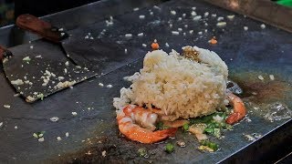 Thai Fried Rice with Prawn Teppanyaki, Tom Yum