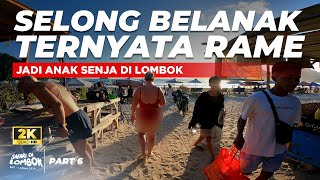 PART 6 ‼️ Yuk kita Tutup Hari ini Dengan Sanset, Pantai Selong Belanak #Vespa #lombok