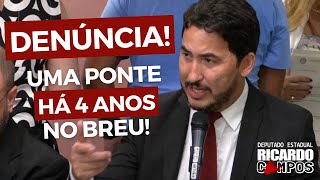 UMA PONTE HÁ 4 ANOS NO BREU! TOTAL FALTA DE RESPEITO COM O POVO JANUARENSE!!!