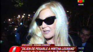 Susana defiende a Mirtha