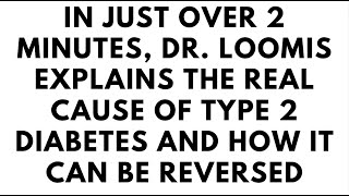 THE CAUSE OF TYPE 2 DIABETES IS NOT TOO MUCH SUGAR IN THE BLOODSTREAM .