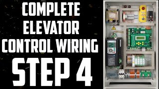 2 floor lift panel wiring/Complete parameter and control panel wiring