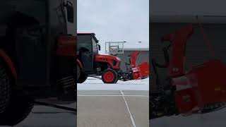 Cleaning the driveway up!