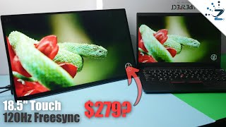 $279 Touch Freesync 120Hz Portable Monitor 🔥 UPerfect USteam E6 Pro Review!