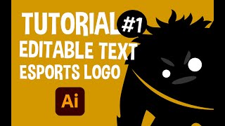 Tutorial #1 -  Make Editable text on Adobe Illustrator