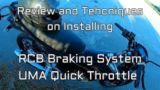 Review & Techniques on Installing RCB Braking System & UMA Quick Throttle | Suzuki Raider 150FI