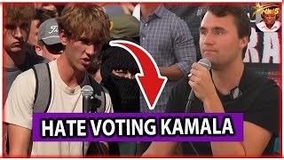 Charlie Kirk Left SPEECHLESS by WOKE STUDENT to Want to Vote for Trump!