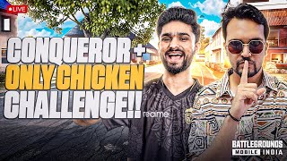 🔥LIVE - Only Chicken Challenges in BGMI w Classic Hacker | #shortslive #shortfeed #shorts #bgmilive