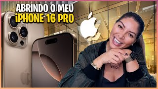 ABRINDO O IPHONE 16 E OUTRAS COMPRAS NA APPLE