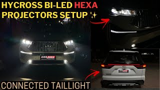 INDIA's 1st HYCROSS Headlights MODIFIED 🤯 HARMAN KARDON Audio 🔊 Customised Interior ✅| CAR MAN INDIA