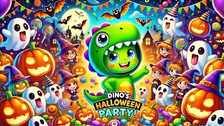 Dino's Halloween 🎃👻🍬 Party Song : Nursery Rhymes & Kids Fun Songs!