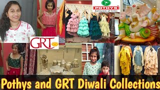 Pothys Diwali New Arrivals|GRT Silver Jewellery|Birthday Shopping|Full day Shopping|Anusha Vlogs