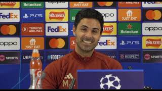 Mikel Arteta press conference | Arsenal vs PSV | UEFA Champions League  | First Leg #championsleague