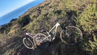 20240210 - Easy Bus, V.I.P.s, Gods Trail, & Moloch Trail Maintenance - Quarry - El Granada, CA - MTB