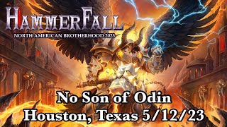 HammerFall - No son of Odin - Houston, Texas 5/12/23