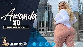 BBW model Amanda XO Curvy Plus Size Model Biography, Age, Fashion and Outfits 2024