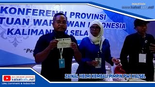 Zainal Helmi Kembali Pimpin PWI Kalsel